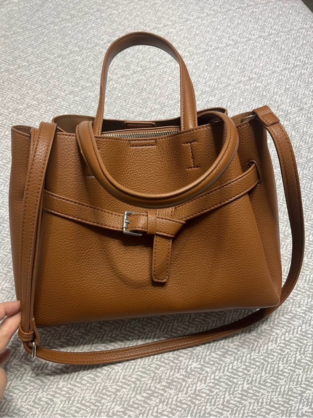 Faux Leather Women's Handbag